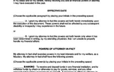Durable Financial Power of Attorney Form pdf