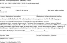5 washington power of attorney form free download 5 Washington Power Of Attorney Form Free Download