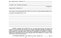50 Free Power Of Attorney Forms Templates Durable