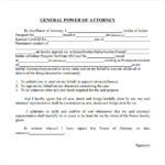 7 General Power Of Attorney Forms Samples Examples