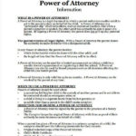 9 Medical Power Of Attorney Forms Free Sample Example