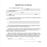 9 Special Power Of Attorney Forms To Download Sample