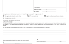 Alabama Motor Vehicle Power Of Attorney Form MVT 5 13