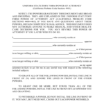 California Power Of Attorney Form Free Templates In PDF