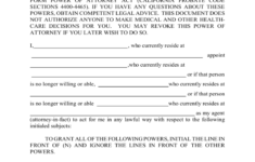 California Power Of Attorney Form Free Templates In PDF