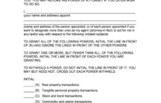 California Uniform Statutory Form Power Of Attorney Fill