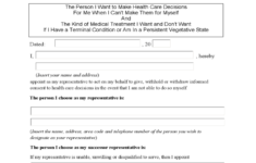 Combined Medical Power Of Attorney And Living Will West