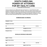 Create A South Carolina Health Care Power Of Attorney PDF