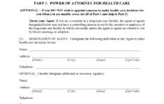 delaware health care power of attorney fillable pdf Delaware Health Care Power Of Attorney Fillable PDF