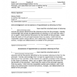 Download Free Power Of Attorney Notary Public Form Form