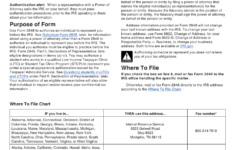 Download Instructions For IRS Form 2848 Power Of Attorney