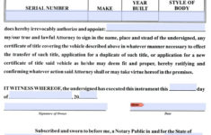 Download West Virginia Motor Vehicle Power Of Attorney