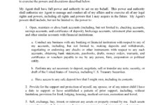 durable financial power of attorney fillable pdf free Durable Financial Power Of Attorney Fillable PDF Free