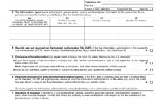 Federal Form 8821 Instructions