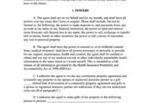 Fillable Durable Power Of Attorney Form State Of
