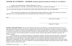 free 10 sample general power of attorney forms in pdf 10 FREE 10 Sample General Power Of Attorney Forms In PDF