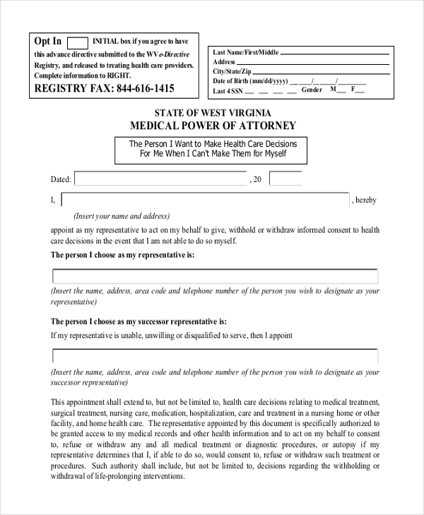 FREE 10 Sample Power Of Attorney Forms In PDF MS Word
