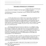 FREE 11 Sample Durable Power Of Attorney Forms In PDF