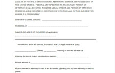 FREE 20 Sample Power Of Attorney Forms In PDF MS Word