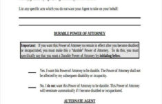FREE 35 Power Of Attorney Forms In PDF