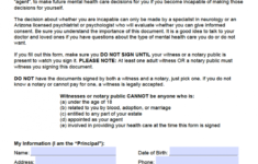 free arizona mental health care power of attorney form pdf Free Arizona Mental Health Care Power Of Attorney Form PDF