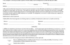 free blank printable medical power of attorney forms 1 Free Blank Printable Medical Power Of Attorney Forms