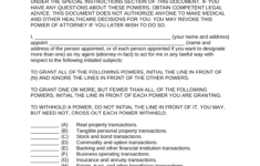 Free California Durable Statutory Power Of Attorney Form