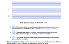 Free California Limited Special Power Of Attorney Form