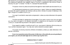 Free Colorado Statutory Form Power Of Attorney Adobe PDF