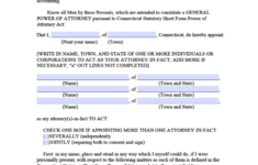 Free Connecticut Durable Financial Power Of Attorney