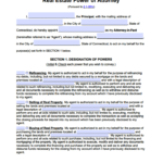 Free Connecticut Real Estate Power Of Attorney Form PDF