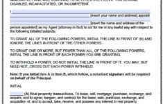 Free Durable Power Of Attorney Florida Form PDF Template