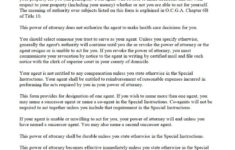 Free Durable Power Of Attorney Georgia Form Adobe PDF