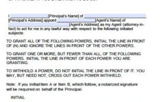 Free Durable Power Of Attorney Indiana Form Adobe PDF