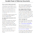Free Durable Power Of Attorney Washington Form Adobe PDF