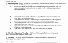 free fillable real estate power of attorney form pdf Free Fillable Real Estate Power Of Attorney Form PDF