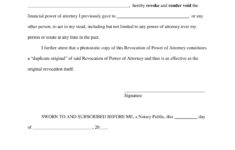 free fillable revocation power of attorney form pdf Free Fillable Revocation Power Of Attorney Form PDF