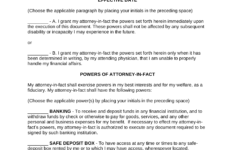 Free Florida Durable Statutory Power Of Attorney Form