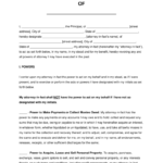 Free General Financial Power Of Attorney Form Word