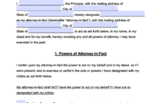 Free General Financial Power Of Attorney Forms PDF WORD