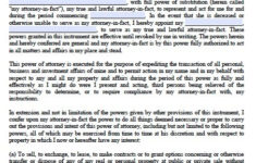 Free General Power Of Attorney Georgia Form Adobe PDF