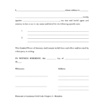 Free Louisiana Limited Power Of Attorney Form PDF Word