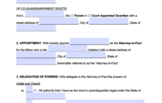 free minor child power of attorney forms pdf word Free Minor Child Power Of Attorney Forms PDF WORD