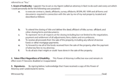 Free New Jersey Real Estate Power Of Attorney Form PDF