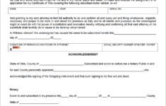 Free Ohio Motor Vehicle Power Of Attorney Form BMV 3771