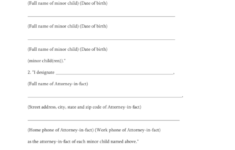 free oklahoma minor child parental power of attorney Free Oklahoma Minor Child Parental Power Of Attorney