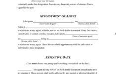 Free Power Of Attorney Forms PDF WORD