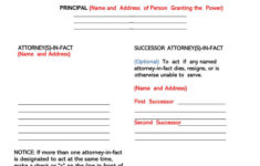 free power of attorney poa forms by state word pdf 1 Free Power Of Attorney POA Forms by State Word PDF