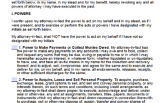 Free Printable General Power Of Attorney Forms