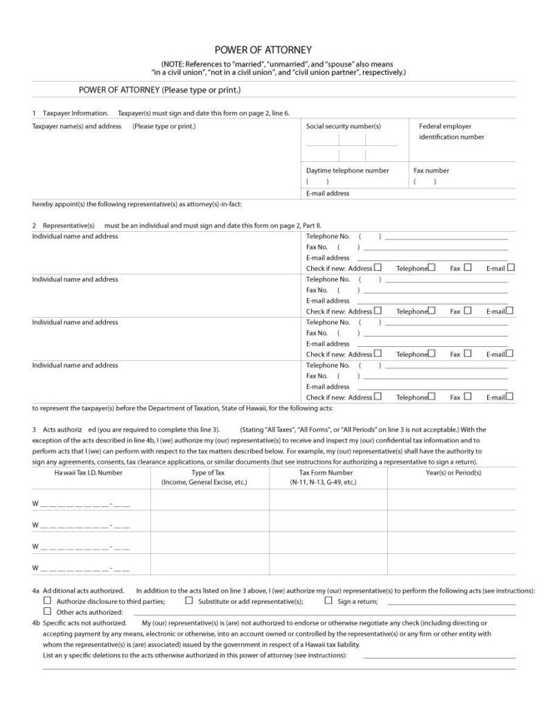 Free Printable Power Of Attorney Form California Free - Power Of ...